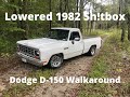 Lowered 1983 Dodge D-150 Sh!tbox Walkaround