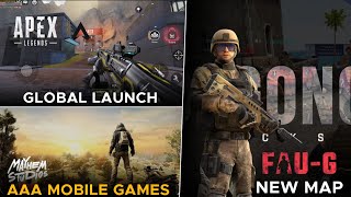 Faug game next update | Apex legends mobile global launch &amp; new features| Mpl studio for AAA games