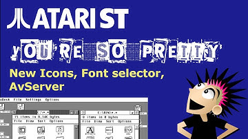 More Prettification and quality of life improvments, Custom Icons, AvServer and a font dialog