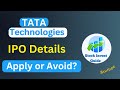 TATA Technologies Limited IPO Apply or Avoid| Basic Details of TATA Technologies Limited IPO Telugu