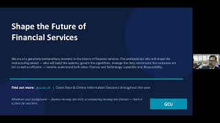 Studying Accounting, Banking and Finance Information Session - April 2026