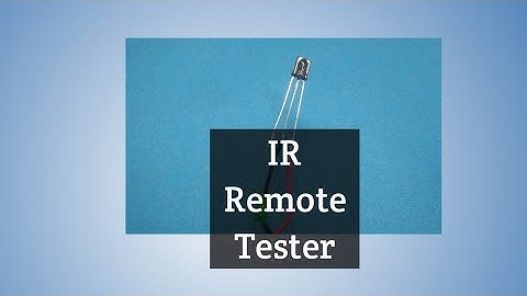 How to make IR Remote Tester circuit | IR Remote sensor #sensor #remote #electronic #circuit