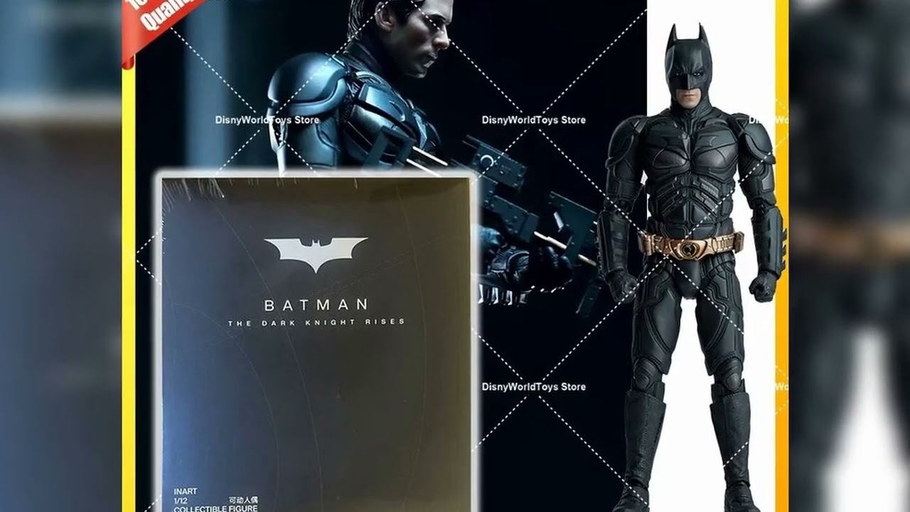 A must-have product! 100% Original Inart 1/12 The Dark Knight Rises Batman Action Hg M0001 Delux S