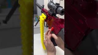 Electric company M249 light machine gun big pineapple Gatling shell ejection soft bullet gun chi