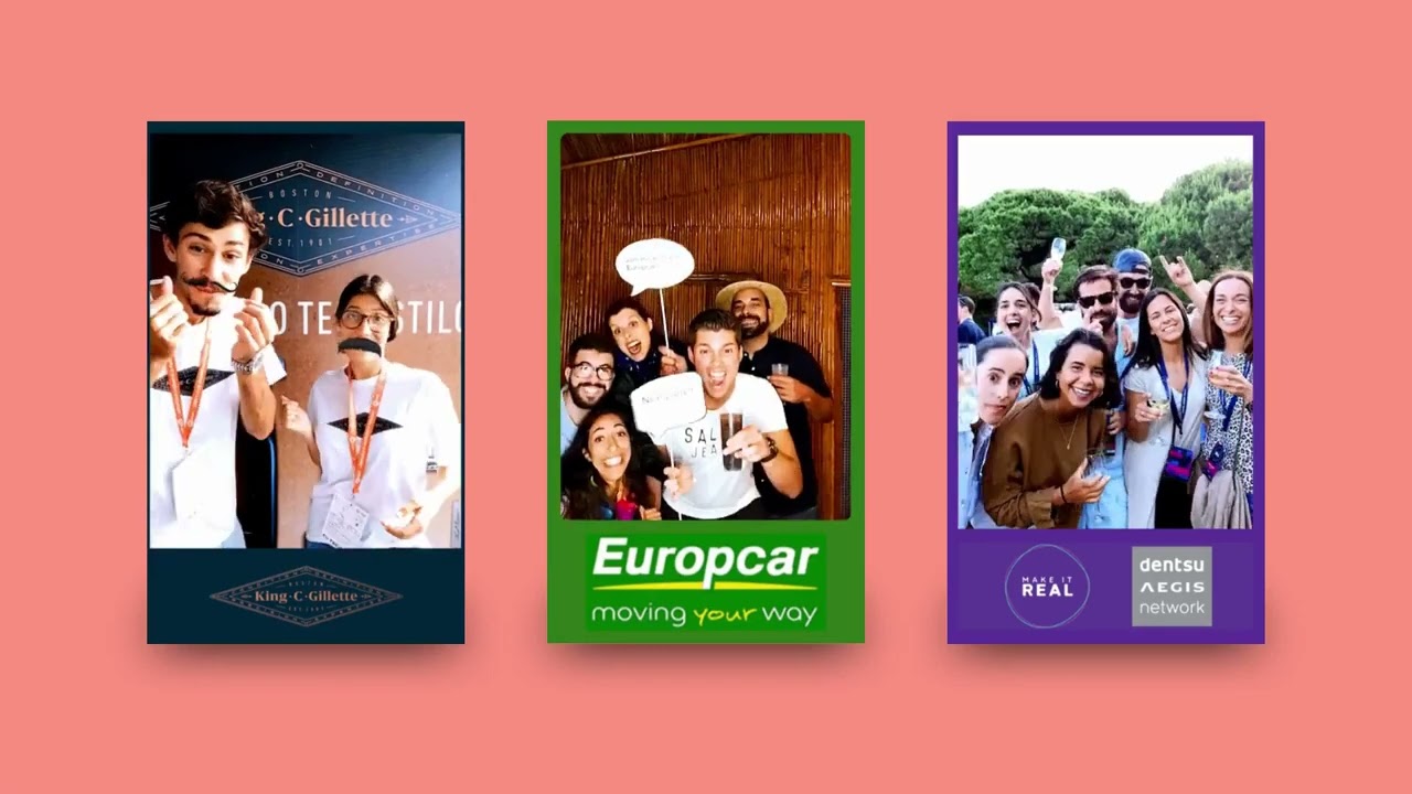 Gifbooth - Gillette, Europcar e Dentsu