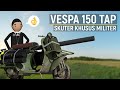 VESPA 150 TAP: Skuter Tempur Dengan Senapan Anti-Tank