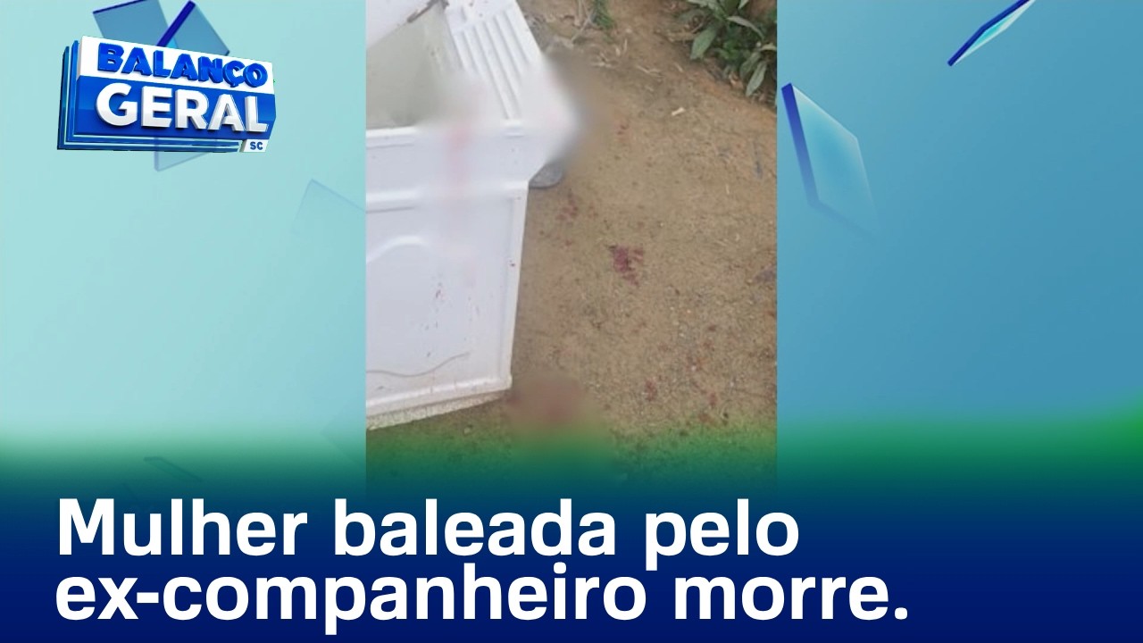 Ilhota: morre mulher baleada pelo ex-companheiro