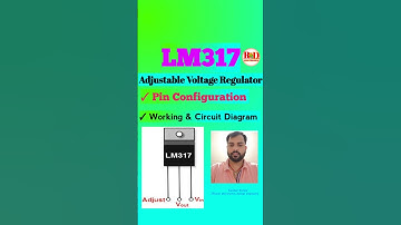 LM317 Adjustable Voltage Regulator | DIY Variable Power Supply #lm317 #electronics #DIY