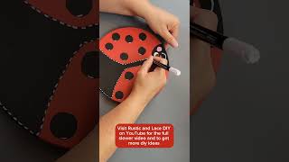 Ladybug Riser #diy #craftyhome #homedecor #diyprojects #crafting #adorablecrafts #homedecorideas