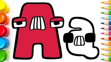 How to Draw Alphabet Lore Letter A – Easy Step-by-Step Drawing Tutorial