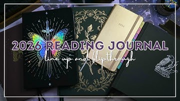 My 2026 Reading Journal Lineup and Flipthrough