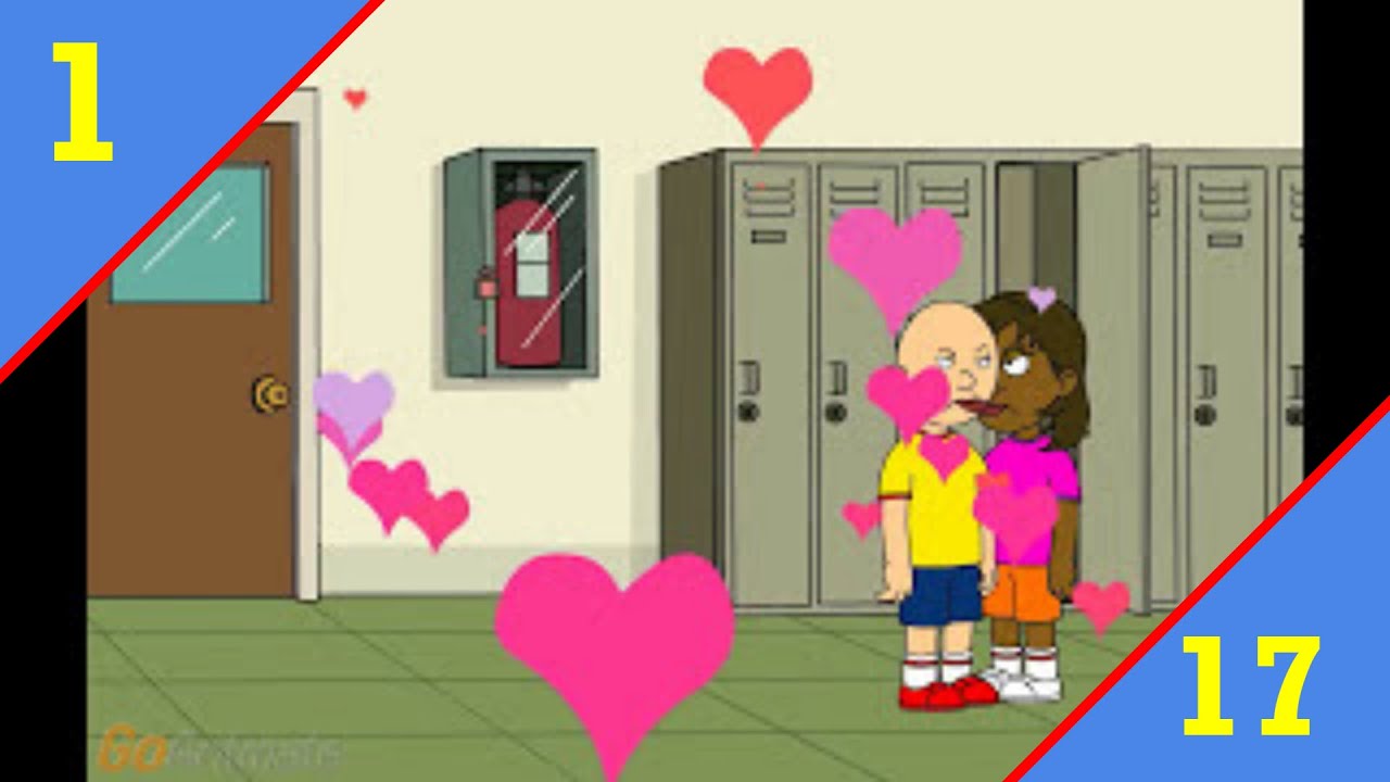 Caillou Kisses Dora And Gets Grounded Youtube