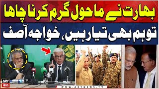 Pakistan Defence Minister Khawaja Asif Warns India - Watch