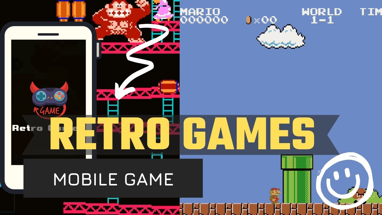 [GAMEPLAY] Retro Games | 100+ Retro Minigames in 1 | Mobile Game - YouTube
