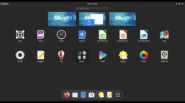 GNOME 40   Quick Overview Shell [Fedora 34]