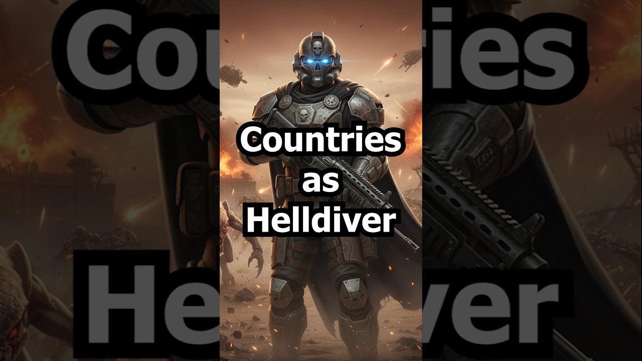 AI draw Countries As Helldiver 