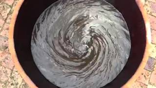 Slow motion close up of Vortex
