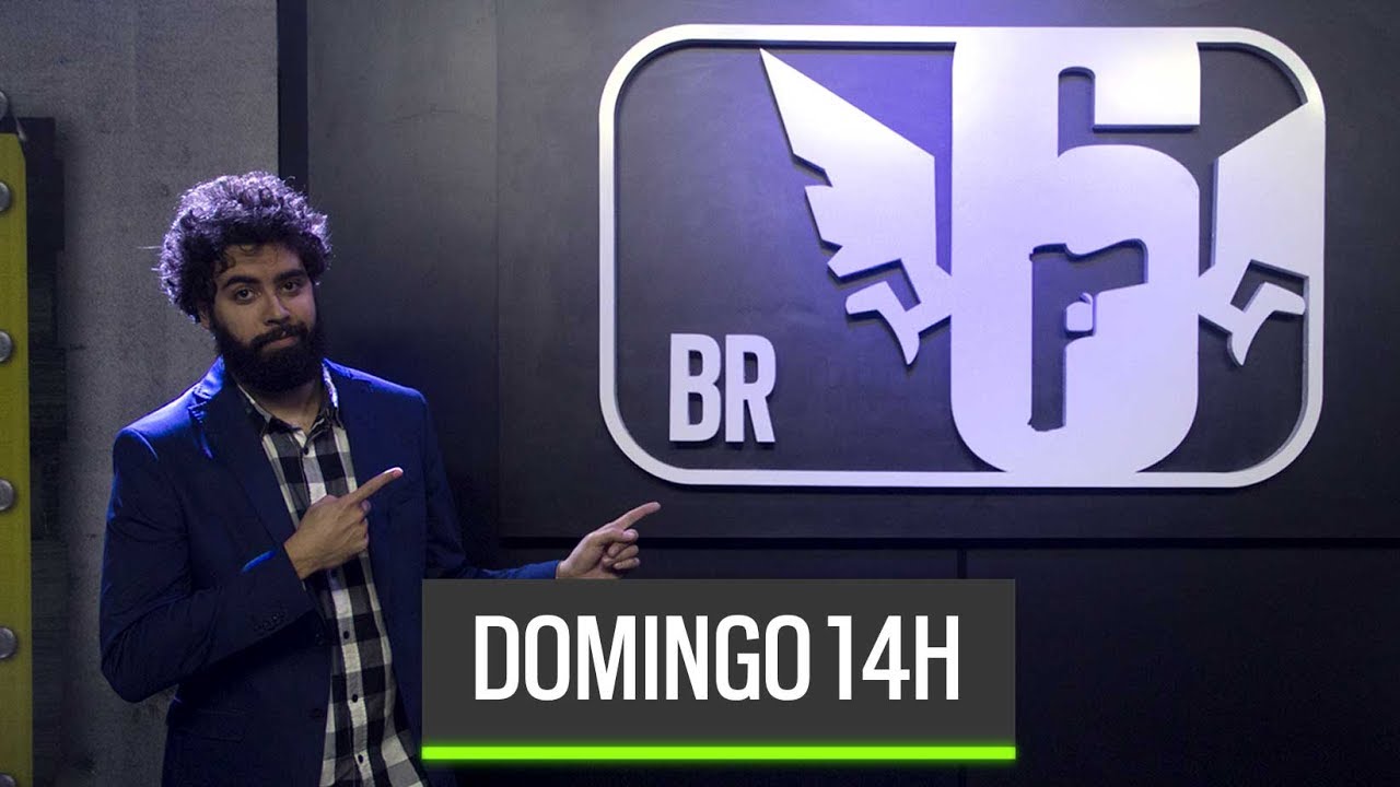 AO VIVO NESTE DOMINGO 14H - #BR6 - BRASILEIRÃO RAINBOW SIX