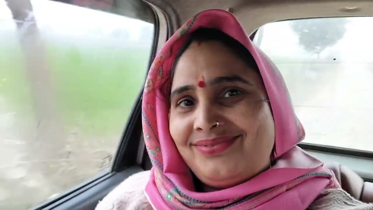 आज हम सब पहुंच गए अपनी बहन के घर उससे मिलने।🚗🚗🚗🚗🚗