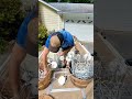 Crabbing season ain't over yet. Cleaning up your traps. #marylandcrabs