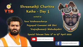 Shreenathji Charitra Katha by Vaishnavacharya Goswami Shri Vrajrajkumarji Mahodayshri - Day 1 screenshot 4