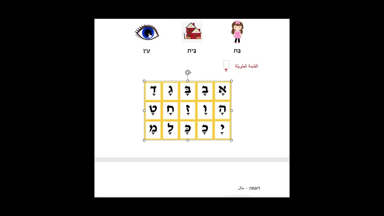 حركات الفتح باللغة العبرية