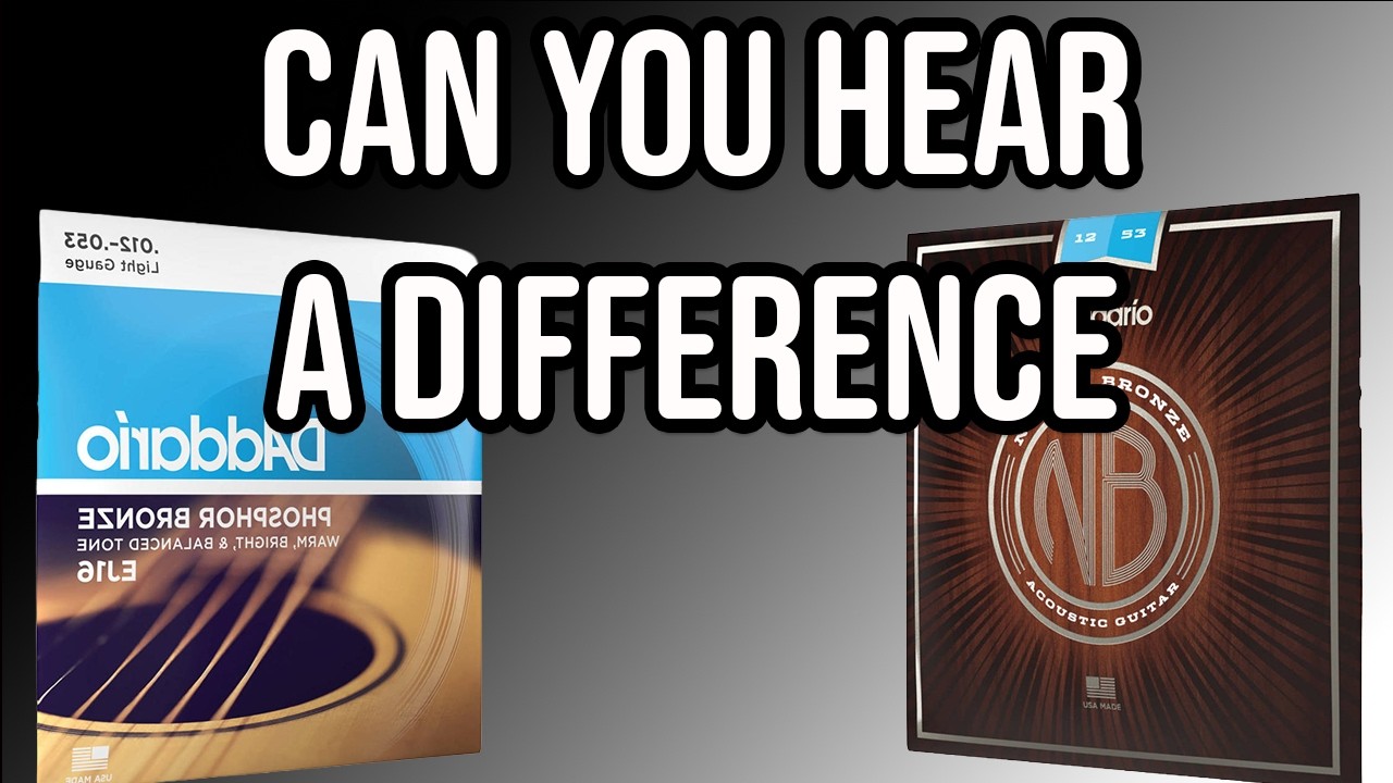 Действительно ли слышна разница в звучании акустических струн? — Слепой тест
