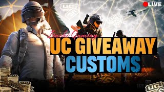BGMI LIVE CUSTOM ROOM | RP AND UC GIVEAWAY EVERY MATCH | ALL WEAPONS AND TDM CUSTOMS