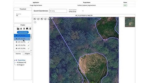 Forest Segmentation | Carbon Capture Calculation | GEOAI | Deep Block | No-code