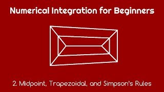 Numerical Integration for Beginners 2 Midpoint, Trapezoidal, and Simpson's Rules