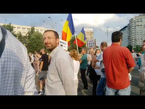 Protestul din Piața Victoriei împotriva carantinei