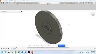 CAD Practice Assignment- spinning plate