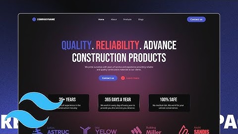 Learn Frontend Development And Tailwind CSS By Building a Landing Page - Part 4 - The Gradient Blur