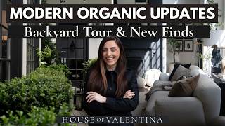 Backyard/Garden tour & Luxe for Less Organic Modern new in finds you will FREAK over!