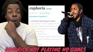 DRAKE BETTER STAY QUIET AFTER THIS !! | Kendrick Lamar - Euphoria | REACTION!!