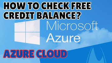 How to check free credit balance in Azure