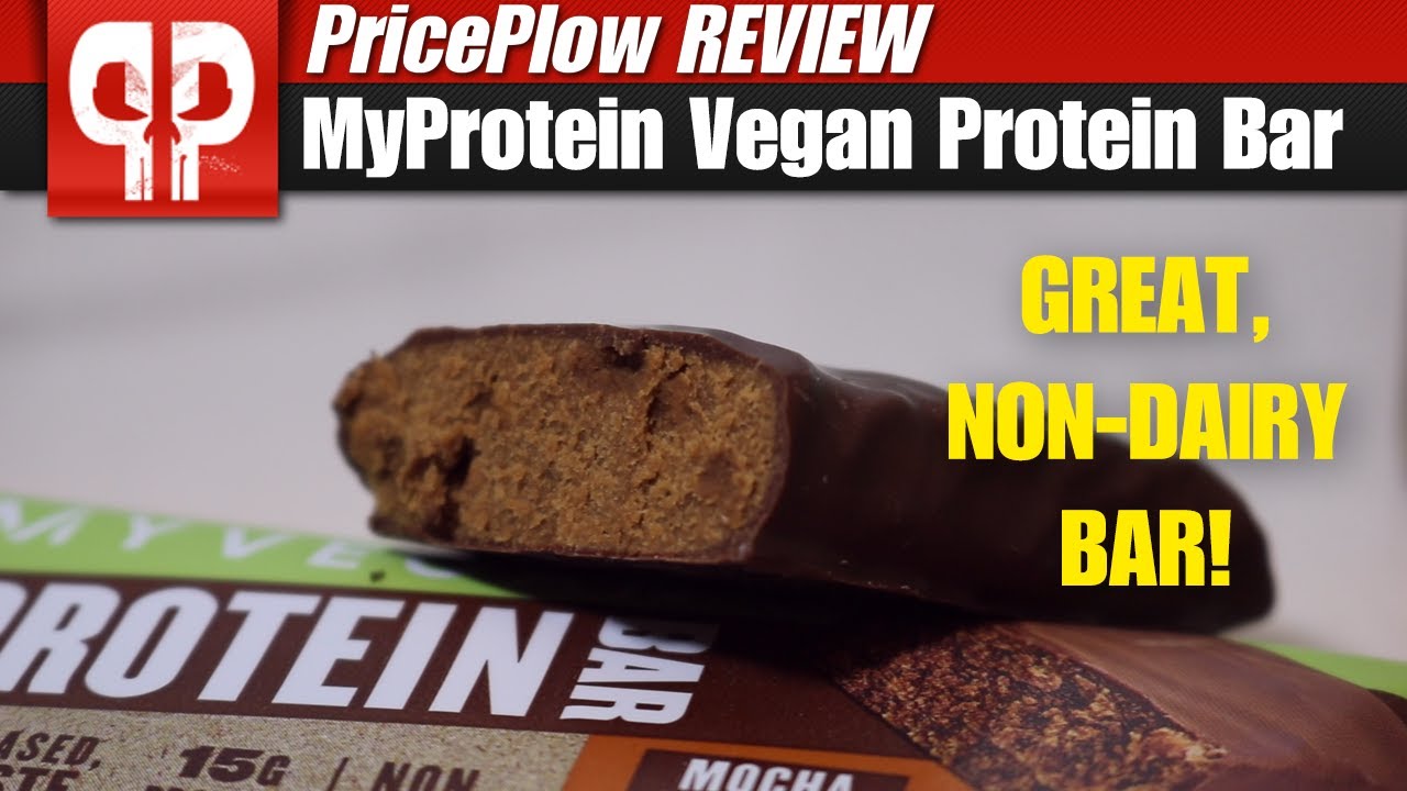 SOY Free Vegan Protein Bar Myprotein MyVegan Protein Bar YouTube