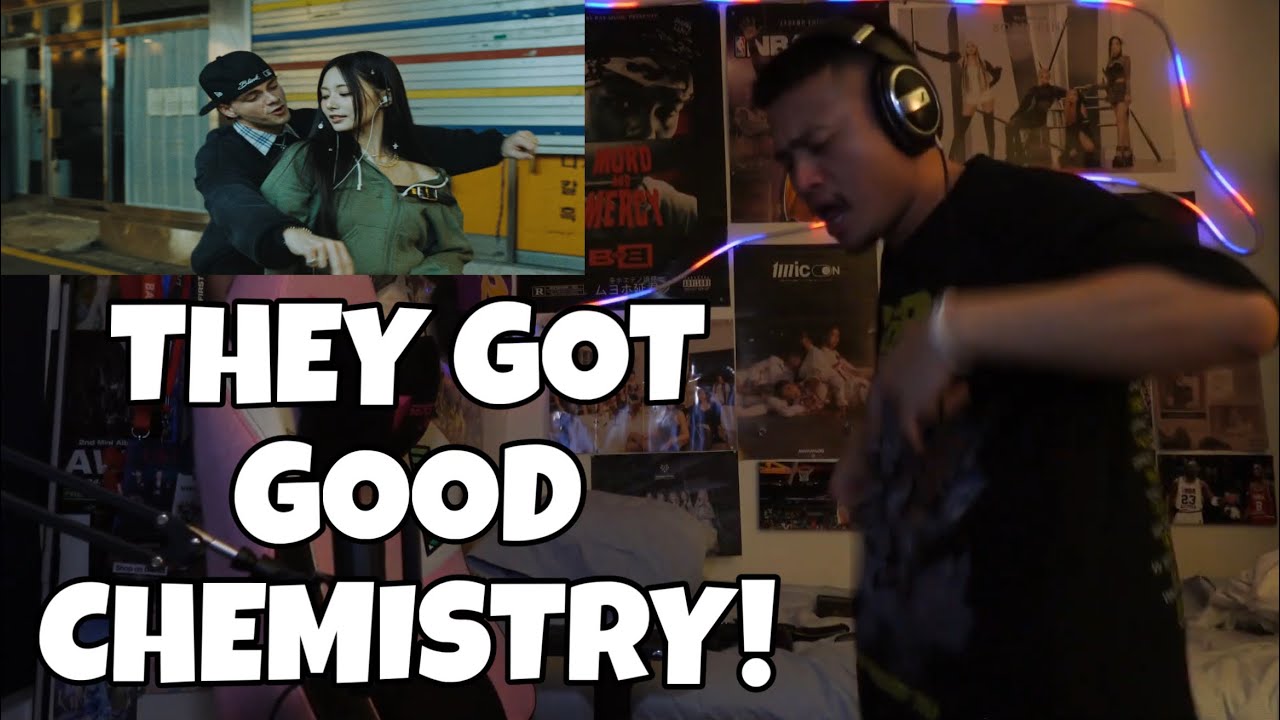 Корбин Бессон и TZUYU (из TWICE) - Blink (официальный клип) РЕАКЦИЯ