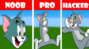 NOOB VS PRO VS HACKER Minecraft Pixel Art Tom