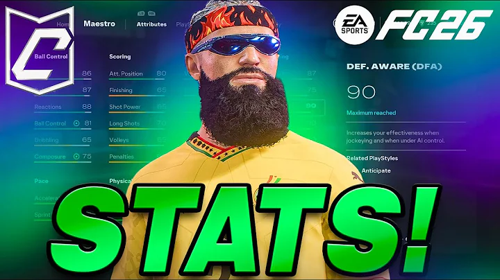 EAFC 26 Pro Clubs: Explaining Attributes!