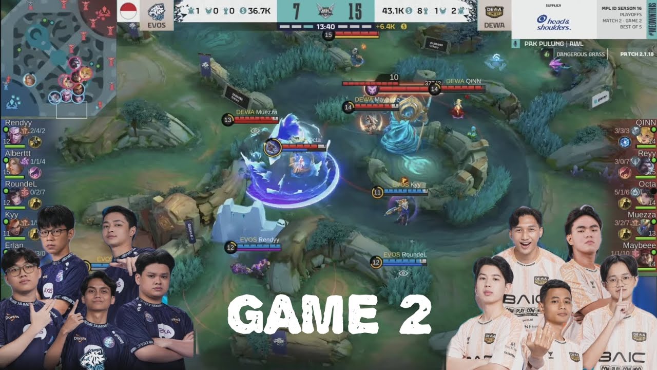 BABAK PLY OFF GAME 2 EVOS VS NAVI MPL ID S-16