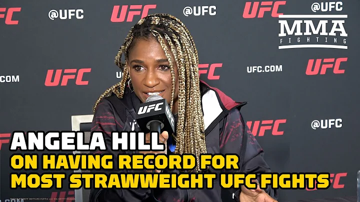 Angela Hill On Having Most Fights In UFC at 115 Po...