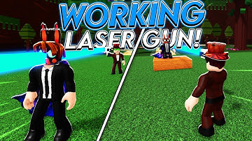 Working Laser Gun Tutorial In Roblox Build A Boat For Treasure!