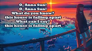 Walk the Moon - Anna Sun (Lyrics & 432Hz)