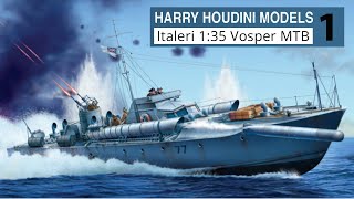 Italeri 1:35 Vosper Motor Torpedo Boat Box Open and Kit Review