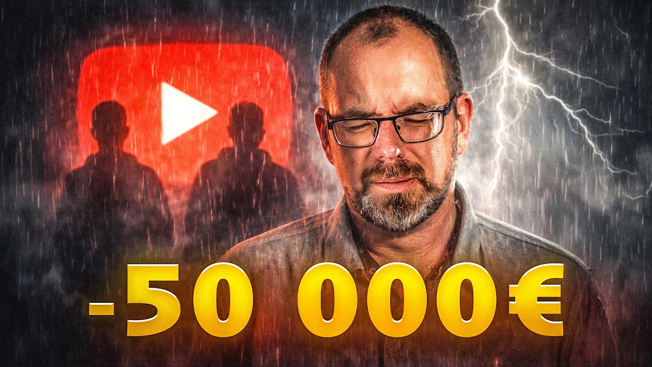 J'ai perdu 50 000 € sur YouTube (Je vous donne TOUS les détails)