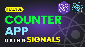 Counter App using React JS Signals