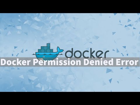 Docker Permission Denied Error