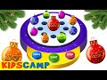 Learn Colors With Christmas Dancing Balls Game Christmas Songs For Kids By KidsCamp 