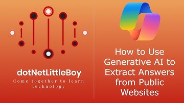 How to Use Generative AI to Extract Answers from Public Websites in Copilot Studio